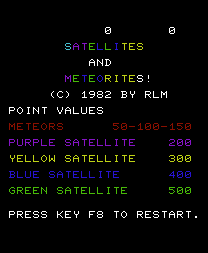 Satellites and Meteorites